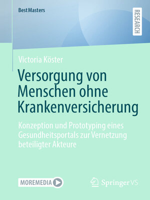 cover image of Versorgung von Menschen ohne Krankenversicherung